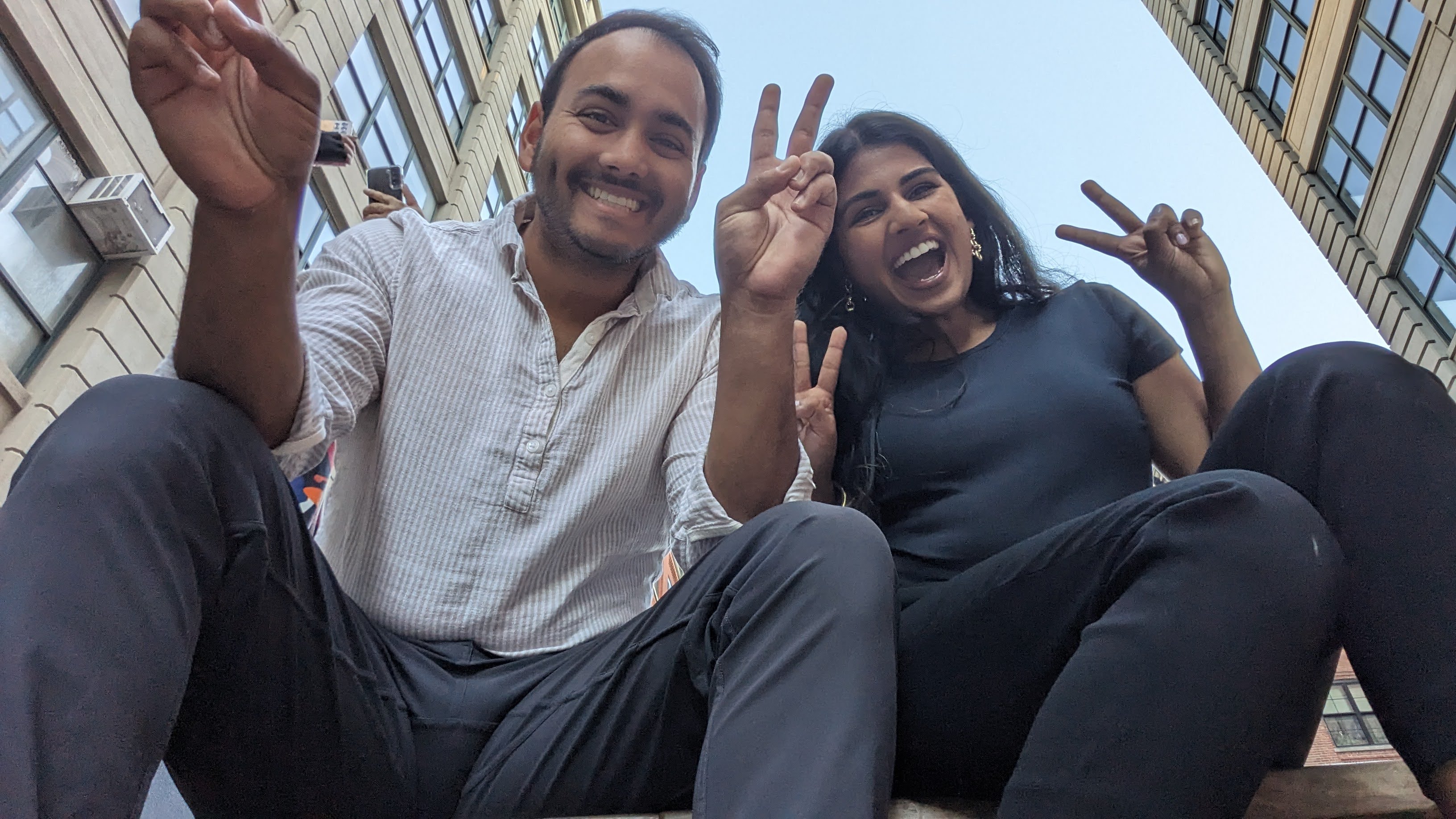 Rahul and Radhika in New York City